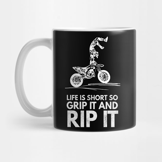 Dirt Bike Racer Typography Creative Art by Abeer Ahmad